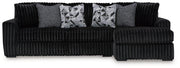 Midnight-Madness Sectional Sofa with Chaise - Theo's Factory Direct Mattress & Furniture (Columbus, OH)