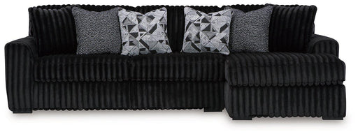 Midnight-Madness Sectional Sofa with Chaise - Theo's Factory Direct Mattress & Furniture (Columbus, OH)