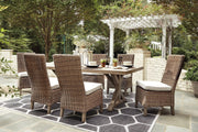 Beachcroft Outdoor Dining Set - Theo's Factory Direct Mattress & Furniture (Columbus, OH)