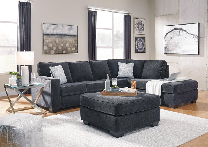 Altari Sleeper Sectional with Chaise - Theo's Factory Direct Mattress & Furniture (Columbus, OH)