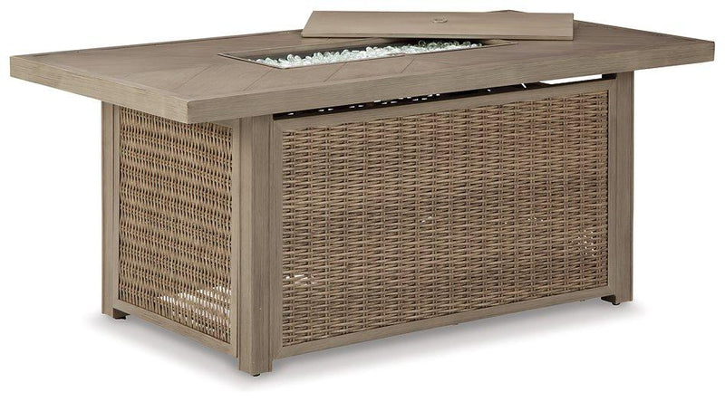 Beachcroft Outdoor Fire Pit Table - Theo's Factory Direct Mattress & Furniture (Columbus, OH)