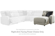 Colleyville Power Reclining Sectional with Chaise - Theo's Factory Direct Mattress & Furniture (Columbus, OH)