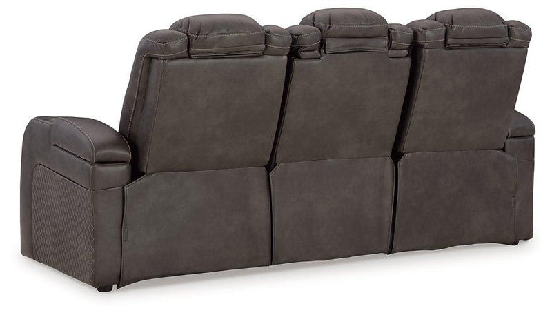 Fyne-Dyme Power Reclining Sofa - Theo's Factory Direct Mattress & Furniture (Columbus, OH)