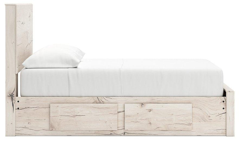 Lawroy Panel Storage Bed - Theo's Factory Direct Mattress & Furniture (Columbus, OH)