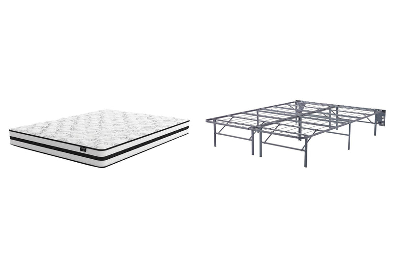 8 Inch Chime Innerspring Mattress Set - Theo's Factory Direct Mattress & Furniture (Columbus, OH)