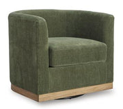Jersonlow Swivel Accent Chair - Theo's Factory Direct Mattress & Furniture (Columbus, OH)