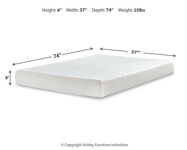 Chime 8 Inch Memory Foam Mattress in a Box - Theo's Factory Direct Mattress & Furniture (Columbus, OH)