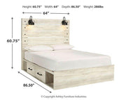 Cambeck Bed with 4 Storage Drawers - Theo's Factory Direct Mattress & Furniture (Columbus, OH)