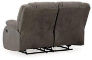First Base Reclining Loveseat - Theo's Factory Direct Mattress & Furniture (Columbus, OH)