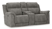 Next-Gen DuraPella Power Reclining Loveseat with Console - Theo's Factory Direct Mattress & Furniture (Columbus, OH)