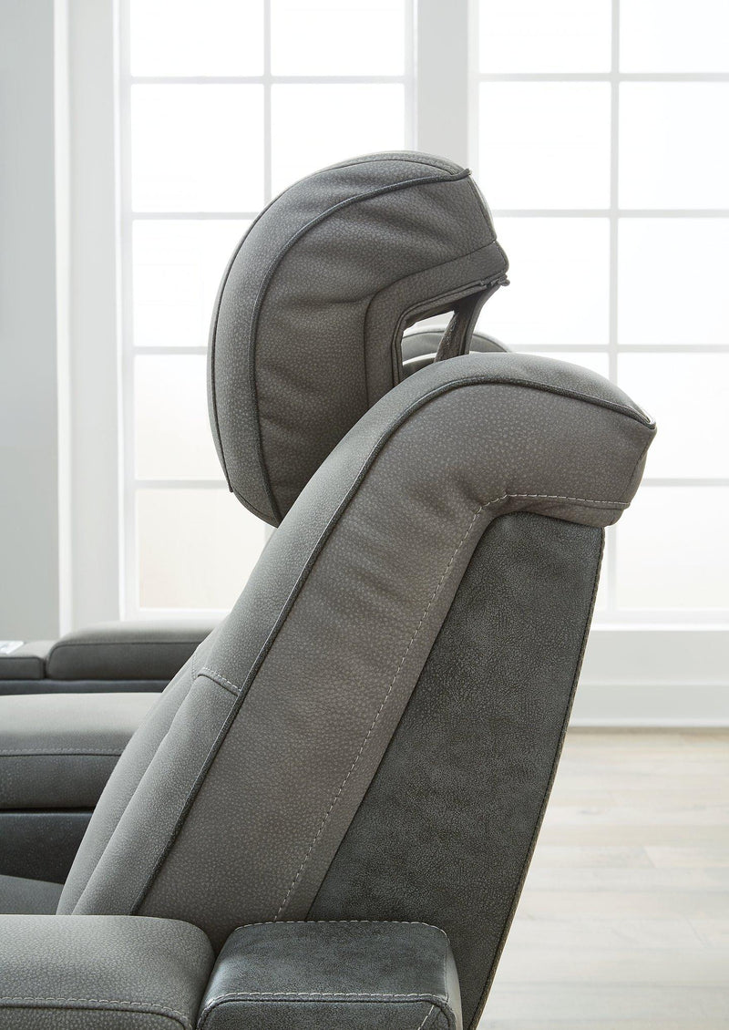 Next-Gen DuraPella Power Reclining Loveseat with Console - Theo's Factory Direct Mattress & Furniture (Columbus, OH)