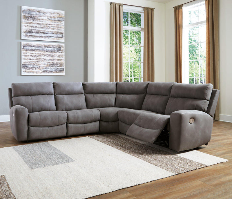 Next-Gen DuraPella Power Reclining Sectional - Theo's Factory Direct Mattress & Furniture (Columbus, OH)