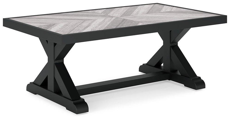 Beachcroft Outdoor Coffee Table - Theo's Factory Direct Mattress & Furniture (Columbus, OH)