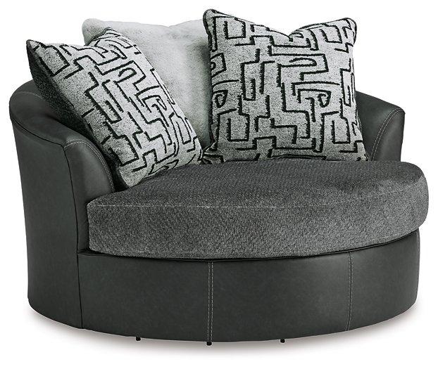 Brixley Pier Oversized Swivel Accent Chair - Theo's Factory Direct Mattress & Furniture (Columbus, OH)