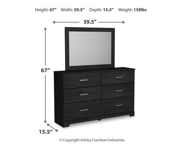 Belachime Dresser and Mirror - Theo's Factory Direct Mattress & Furniture (Columbus, OH)