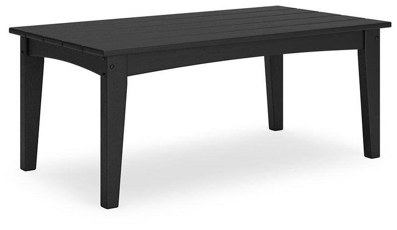 Hyland wave Outdoor Coffee Table - Theo's Factory Direct Mattress & Furniture (Columbus, OH)