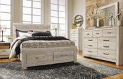 Bellaby Bed with 2 Storage Drawers - Theo's Factory Direct Mattress & Furniture (Columbus, OH)