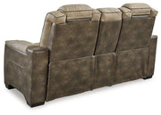 Next-Gen DuraPella Power Reclining Loveseat with Console - Theo's Factory Direct Mattress & Furniture (Columbus, OH)
