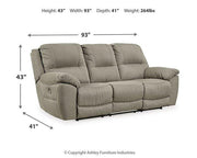 Next-Gen Gaucho Power Reclining Sofa - Theo's Factory Direct Mattress & Furniture (Columbus, OH)