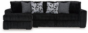 Midnight-Madness Sectional Sofa with Chaise - Theo's Factory Direct Mattress & Furniture (Columbus, OH)