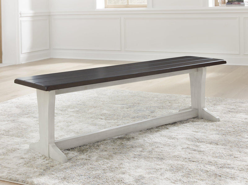 Darborn 62" Dining Bench - Theo's Factory Direct Mattress & Furniture (Columbus, OH)