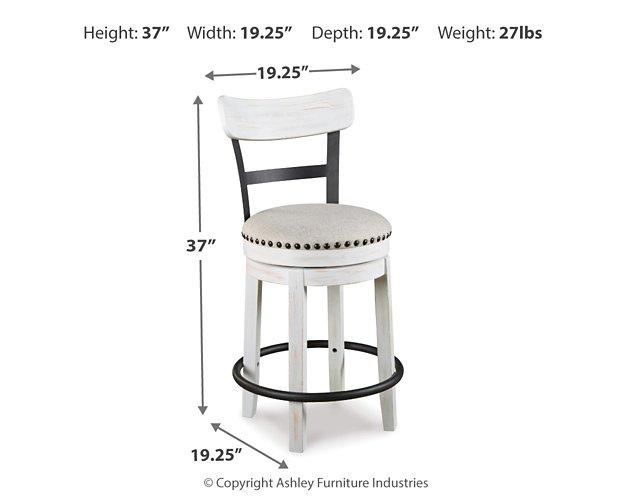 Valebeck Counter Height Bar Stool - Theo's Factory Direct Mattress & Furniture (Columbus, OH)