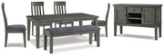 Hallanden Dining Room Set - Theo's Factory Direct Mattress & Furniture (Columbus, OH)