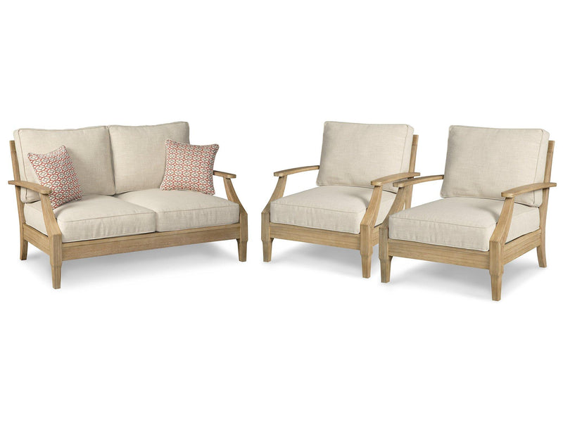 Clare View Outdoor Seating Set - Theo's Factory Direct Mattress & Furniture (Columbus, OH)