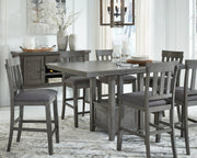 Hallanden Counter Height Dining Extension Table - Theo's Factory Direct Mattress & Furniture (Columbus, OH)