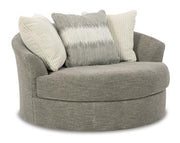 Creswell Oversized Swivel Accent Chair - Theo's Factory Direct Mattress & Furniture (Columbus, OH)