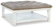 Kanwyn Upholstered Ottoman Coffee Table - Theo's Factory Direct Mattress & Furniture (Columbus, OH)