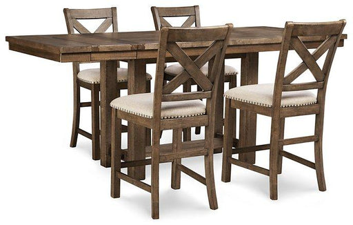 Moriville Counter Height Dining Set - Theo's Factory Direct Mattress & Furniture (Columbus, OH)