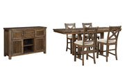 Moriville Counter Height Dining Set - Theo's Factory Direct Mattress & Furniture (Columbus, OH)