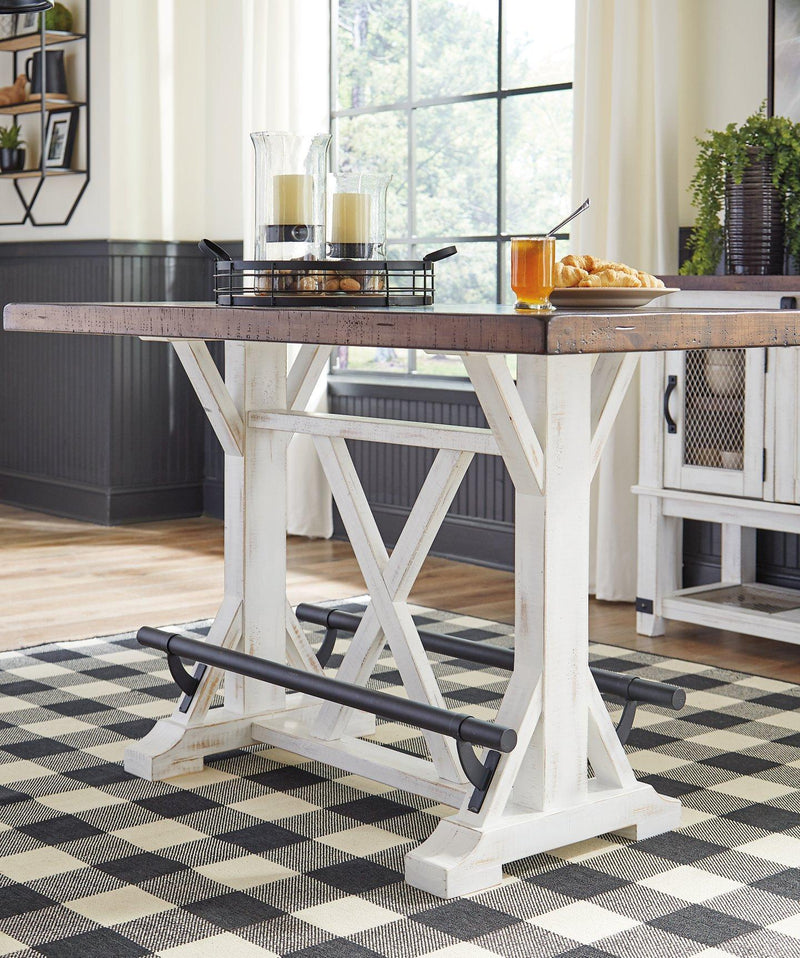 Valebeck Counter Height Dining Table - Theo's Factory Direct Mattress & Furniture (Columbus, OH)