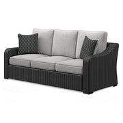 Beachcroft Outdoor Sofa with Cushion - Theo's Factory Direct Mattress & Furniture (Columbus, OH)