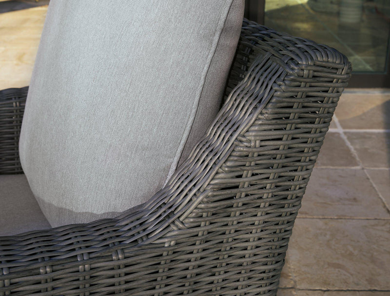 Elite Park Outdoor Swivel Lounge with Cushion - Theo's Factory Direct Mattress & Furniture (Columbus, OH)