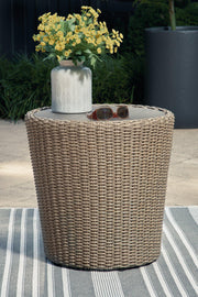 Danson Outdoor End Table - Theo's Factory Direct Mattress & Furniture (Columbus, OH)