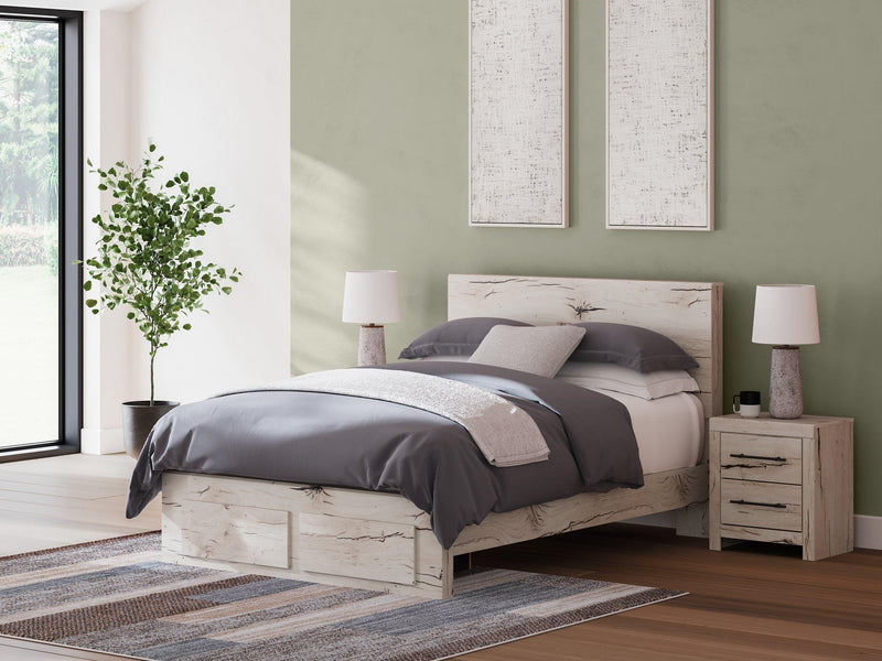 Lawroy Panel Storage Bed - Theo's Factory Direct Mattress & Furniture (Columbus, OH)