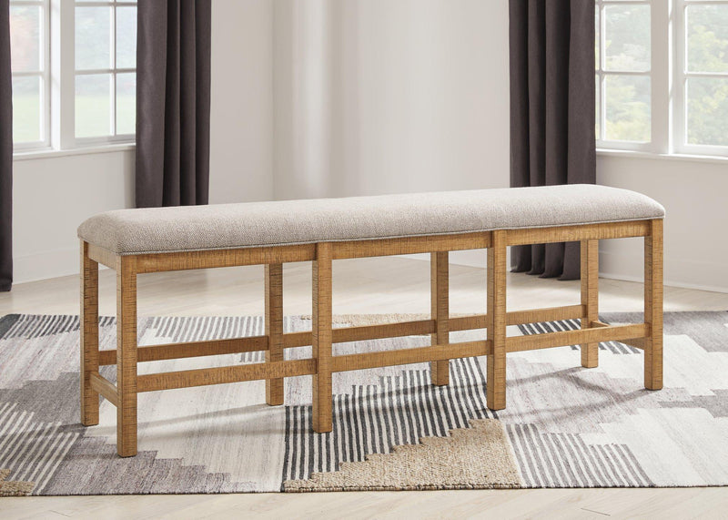Havonplane 72" Counter Height Dining Bench - Theo's Factory Direct Mattress & Furniture (Columbus, OH)