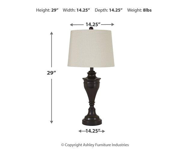 Darlita Table Lamp (Set of 2) - Theo's Factory Direct Mattress & Furniture (Columbus, OH)