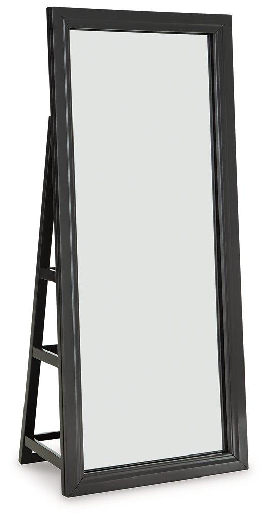Evesen Floor Standing Mirror/Storage - Theo's Factory Direct Mattress & Furniture (Columbus, OH)