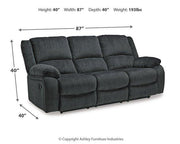 Draycoll Reclining Sofa - Theo's Factory Direct Mattress & Furniture (Columbus, OH)