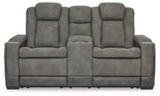 Next-Gen DuraPella Power Reclining Loveseat with Console - Theo's Factory Direct Mattress & Furniture (Columbus, OH)