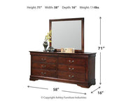 Alisdair Dresser and Mirror - Theo's Factory Direct Mattress & Furniture (Columbus, OH)