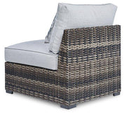 Harbor Court Armless Chair with Cushion (Set of 2) - Theo's Factory Direct Mattress & Furniture (Columbus, OH)