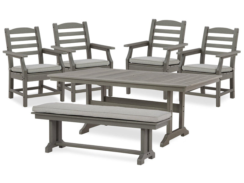 Visola Outdoor Dining Set - Theo's Factory Direct Mattress & Furniture (Columbus, OH)