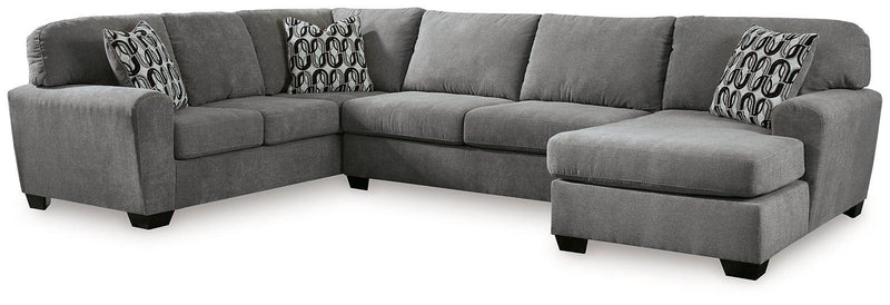 Birkdale Court Sectional with Chaise - Theo's Factory Direct Mattress & Furniture (Columbus, OH)