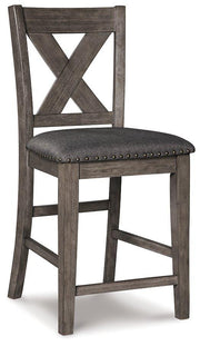 Caitbrook Counter Height Upholstered Bar Stool - Theo's Factory Direct Mattress & Furniture (Columbus, OH)