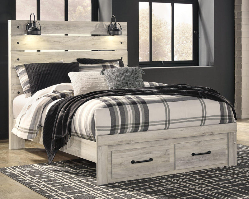 Cambeck Bed with 2 Storage Drawers - Theo's Factory Direct Mattress & Furniture (Columbus, OH)