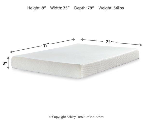 Chime 8 Inch Memory Foam Mattress in a Box - Theo's Factory Direct Mattress & Furniture (Columbus, OH)